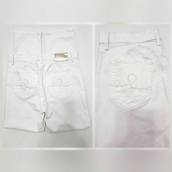 Lilly Pulitzer South Ocean High-Rise Skinny Jeans Resort White - Picture 8 of 16